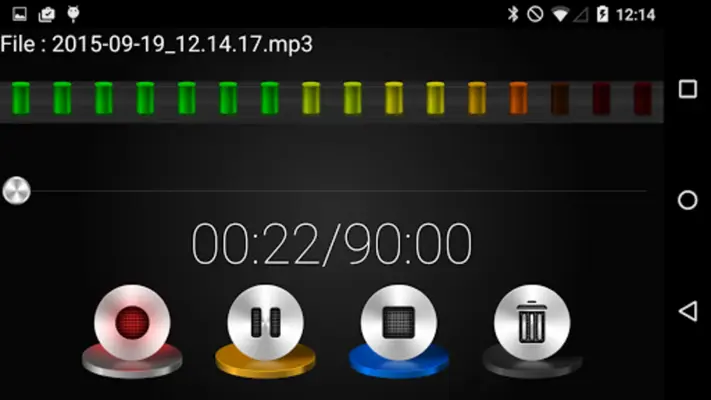 Voice To MP3 android App screenshot 0